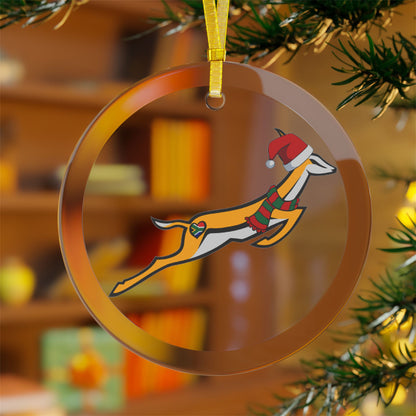 Springbok for life Glass Ornaments