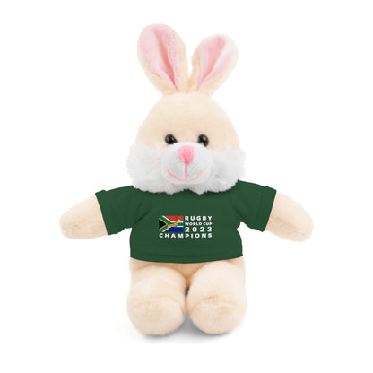 2023 Rugby Champions Stuffed Bunny with Green Tee