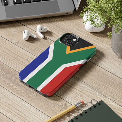 South African Flag Tough Phone Cases