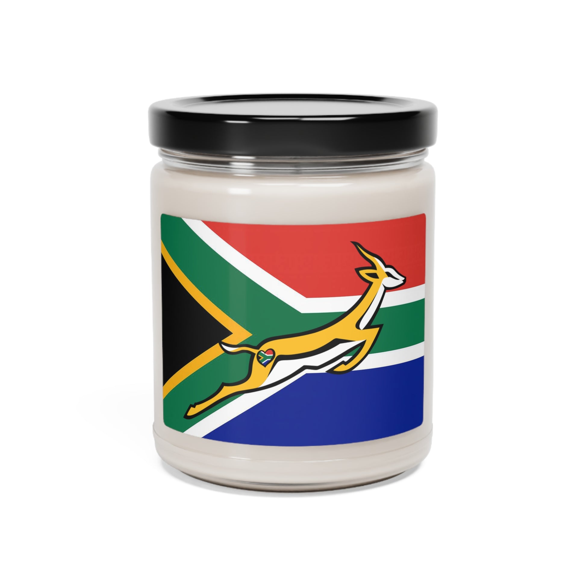 Green & Gold Scented Soy Candle, 9oz - Gifts for South Africans