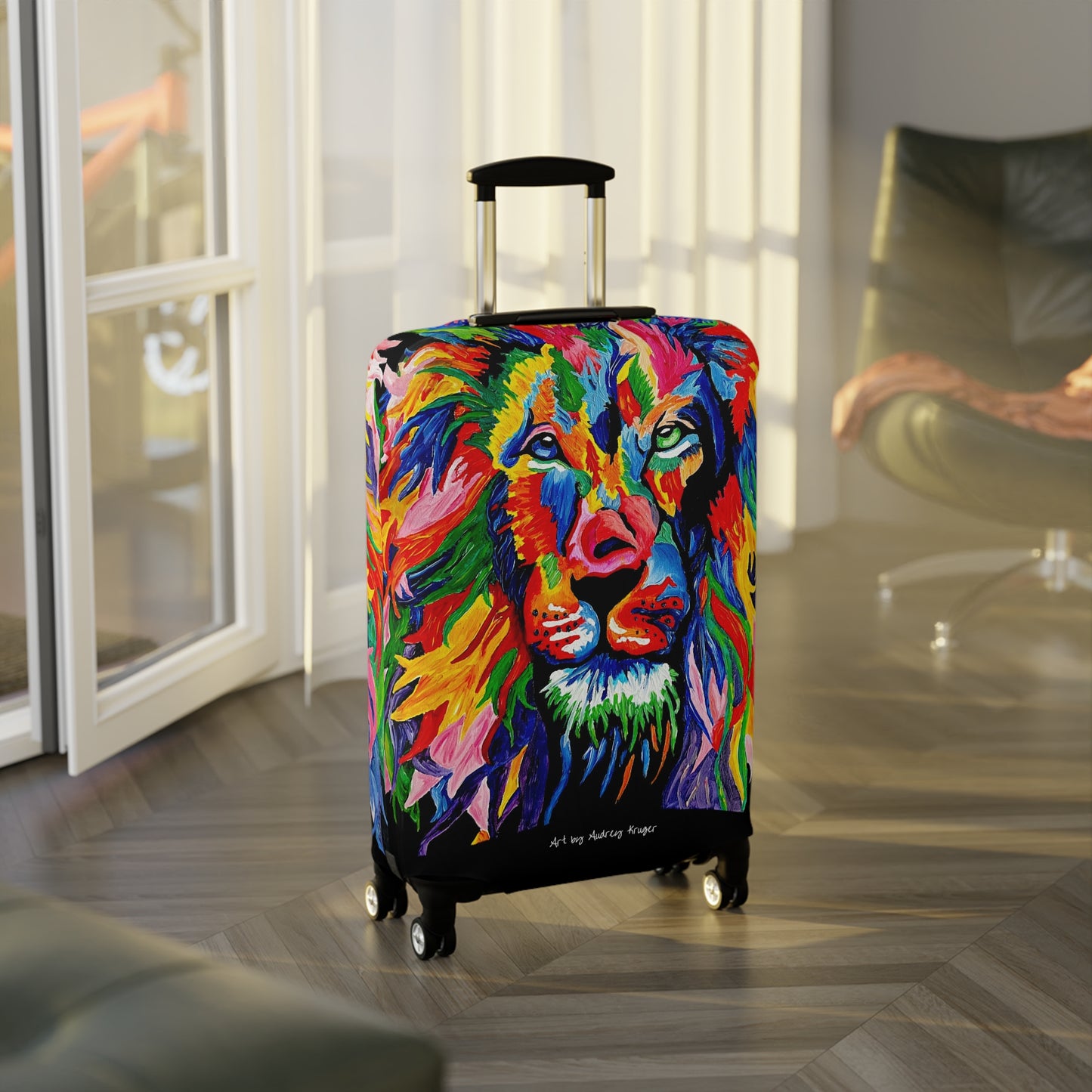 Proud Lion - by Audrey Krüger - Luggage Cover