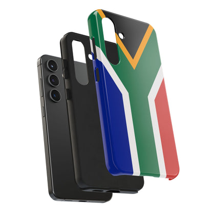 South African Flag Tough Phone Cases