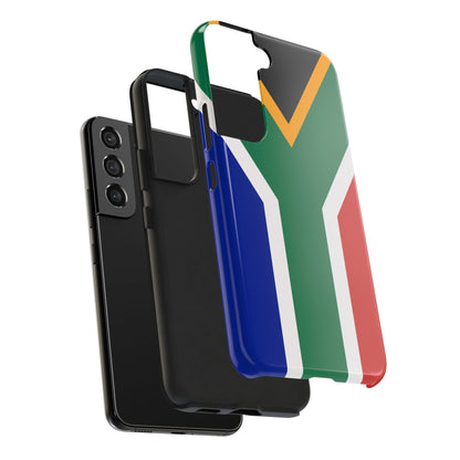 South African Flag Tough Phone Cases