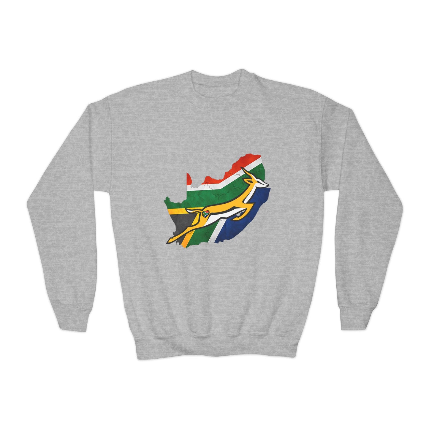 South African Bok Fan Youth Crewneck Sweatshirt