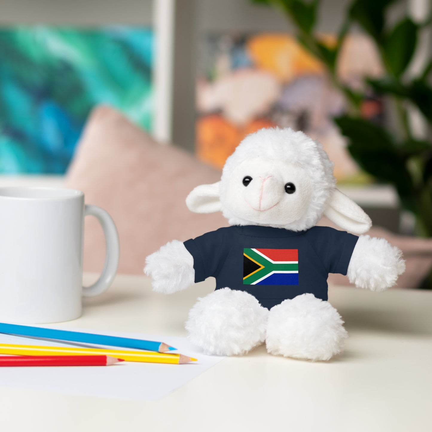 South African Flag Stuffed Animals with Tee