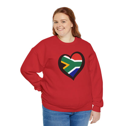 South African Heart Sweatshirt: Unisex, Heavy blend