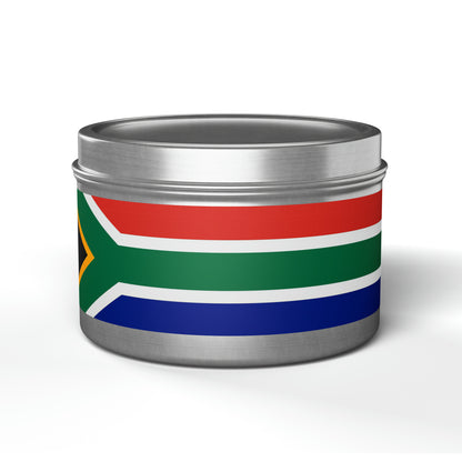 South African Flag Tin Candles