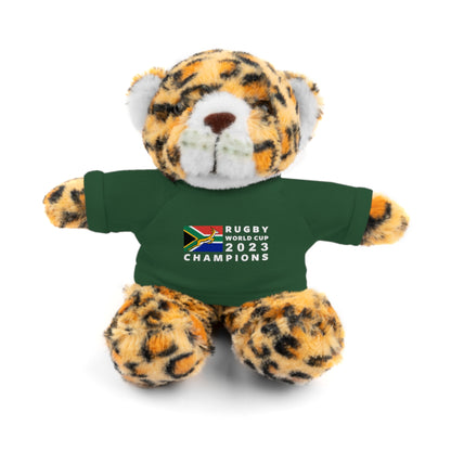 2023 Rugby Champions Stuffed Cheetah with Green Tee