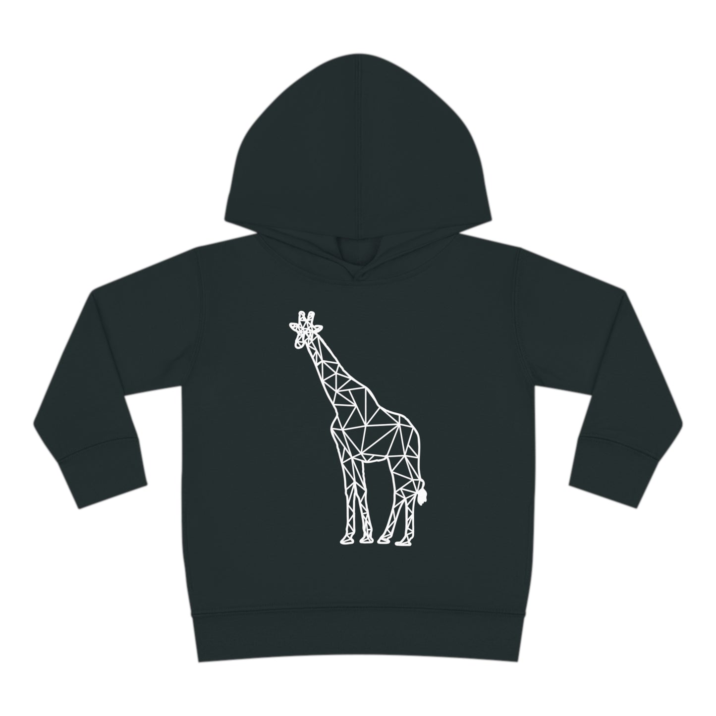 Giraffe Origami Toddler Pullover Fleece Hoodie