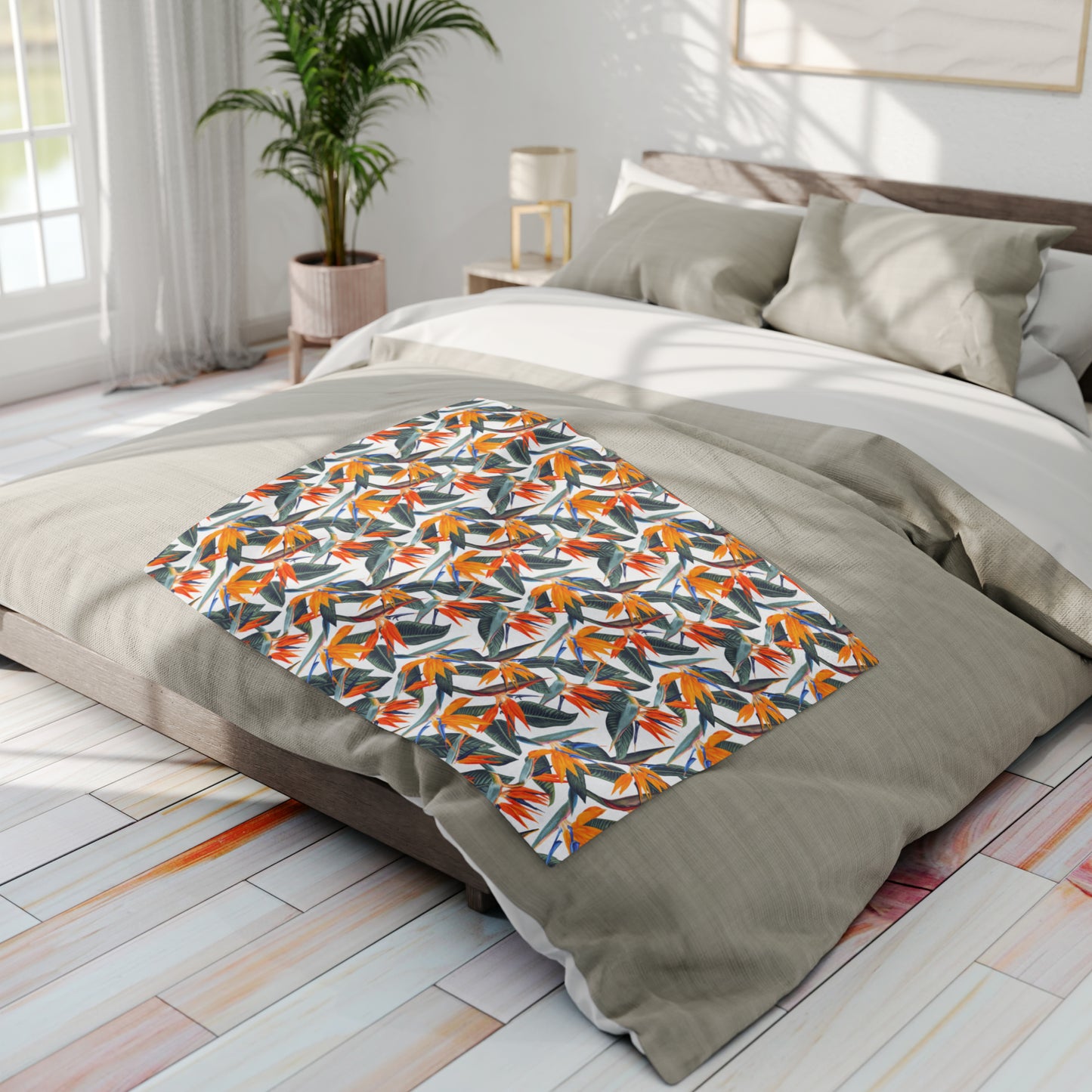 Strelitzia Arctic Fleece Blanket