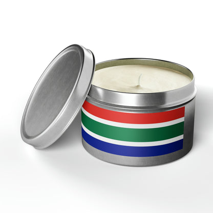 South African Flag Tin Candles