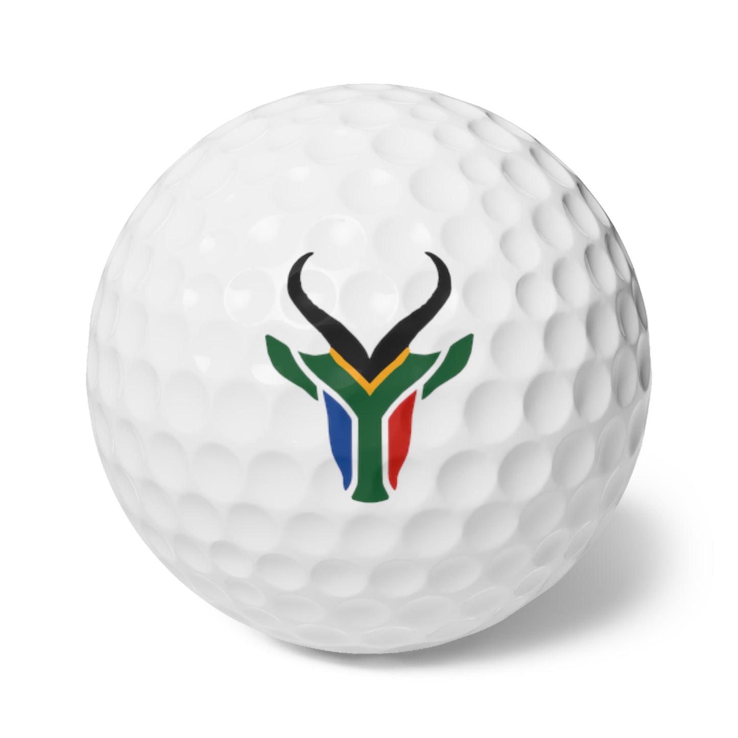 South African Springbok Golf Balls, 6pcs