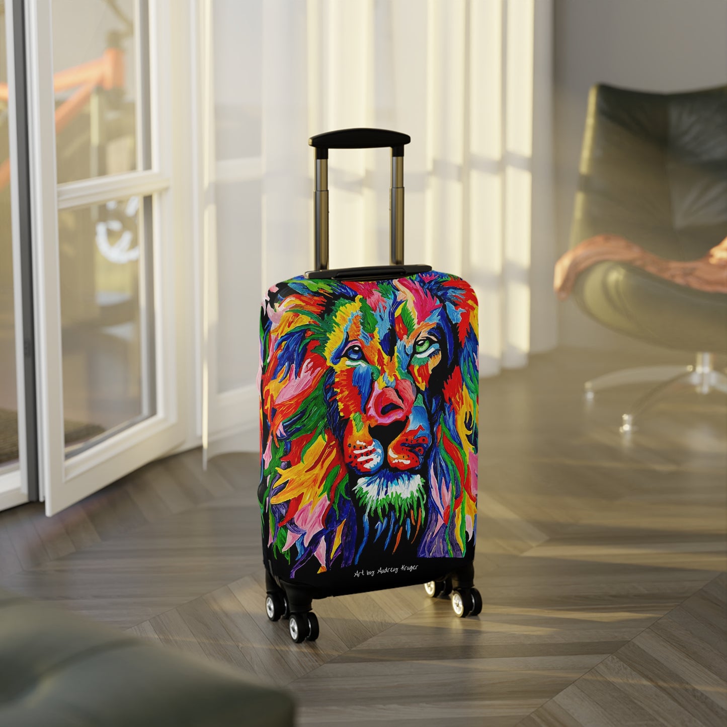 Proud Lion - by Audrey Krüger - Luggage Cover