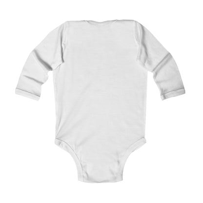 Santa Bok Fan Ice Skating Christmas Infant Long Sleeve Bodysuit