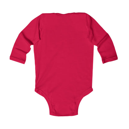 Santa Bok Fan Ice Skating Christmas Infant Long Sleeve Bodysuit