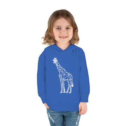 Giraffe Origami Toddler Pullover Fleece Hoodie