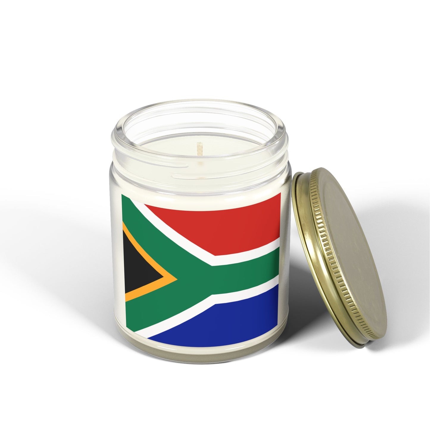 South African Flag Scented Candles, Coconut Apricot Wax (4oz, 9oz)