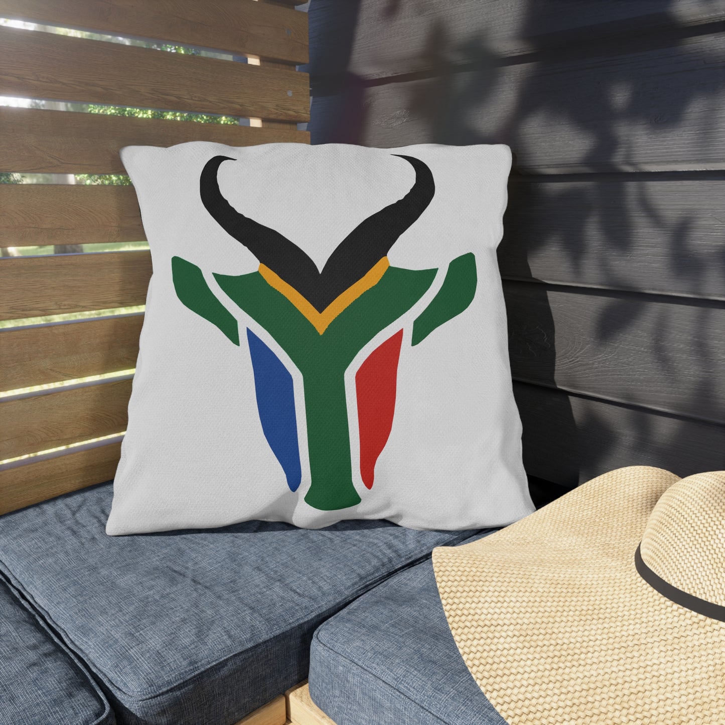 South African Springbok Outdoor Pillows