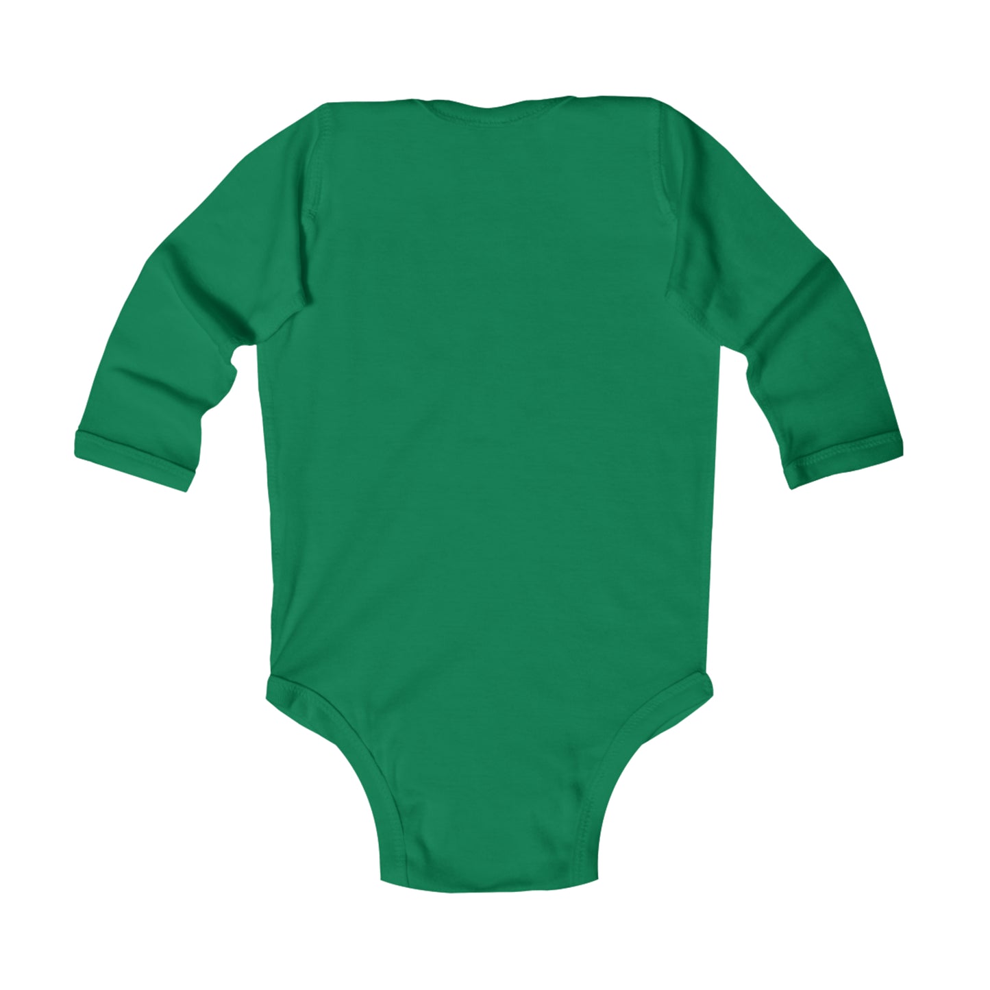 Boks in Green Baby Long Sleeve Bodysuit