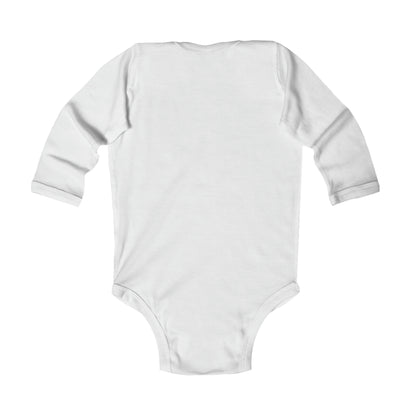 Boks in Green Baby Long Sleeve Bodysuit