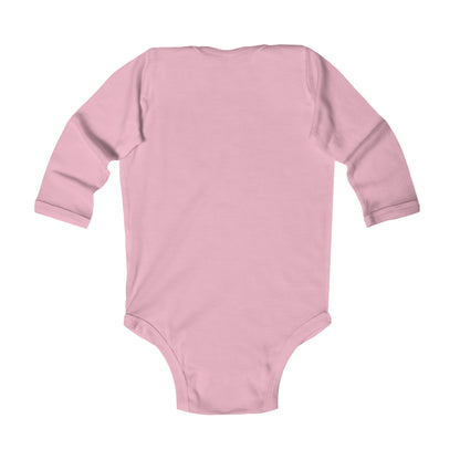 Boks in Green Baby Long Sleeve Bodysuit