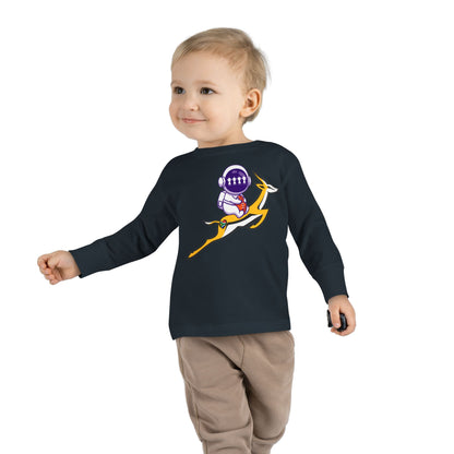 Astrobok Flying Toddler Long Sleeve Tee