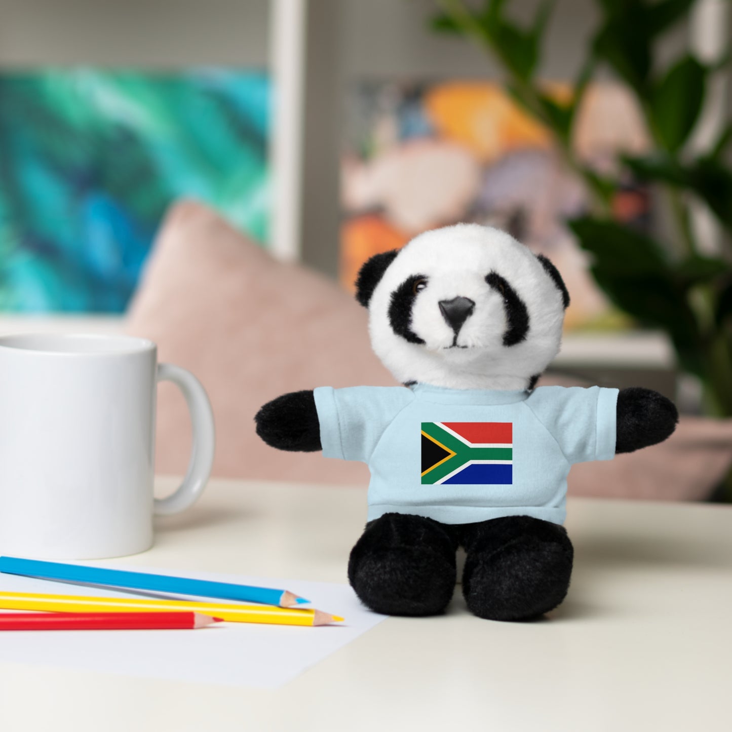 South African Flag Stuffed Animals with Tee