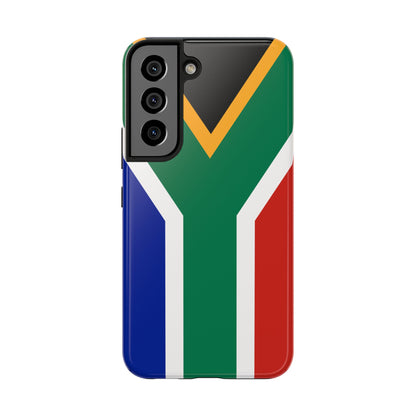 South African Flag Tough Phone Cases