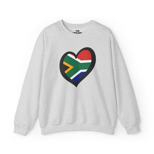 South African Heart Sweatshirt: Unisex, Heavy blend