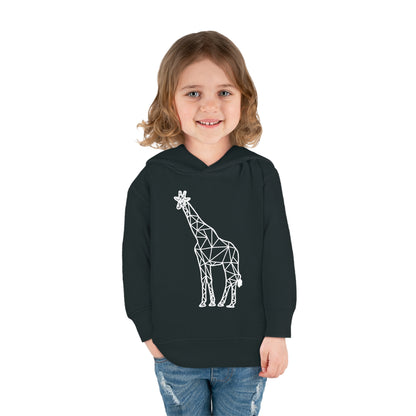 Giraffe Origami Toddler Pullover Fleece Hoodie