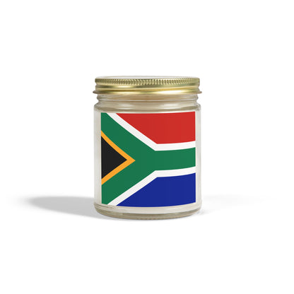 South African Flag Scented Candles, Coconut Apricot Wax (4oz, 9oz)