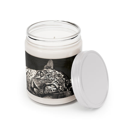 Resting Leopard Scented Candles, 9oz - Gifts for Big Cat lovers