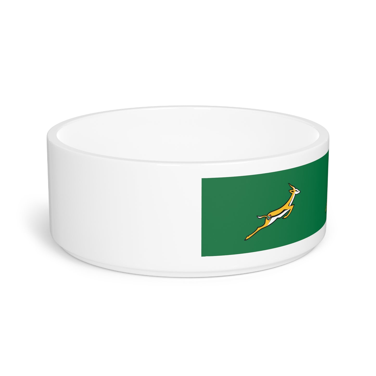 South African Green and Gold Pet Bowl