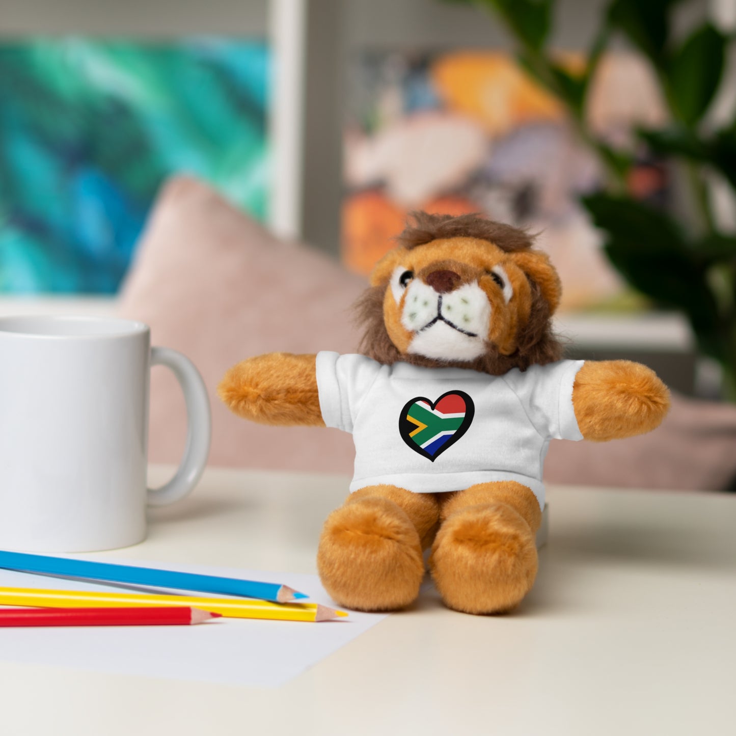 South African Heart Stuffed Animals with Tee