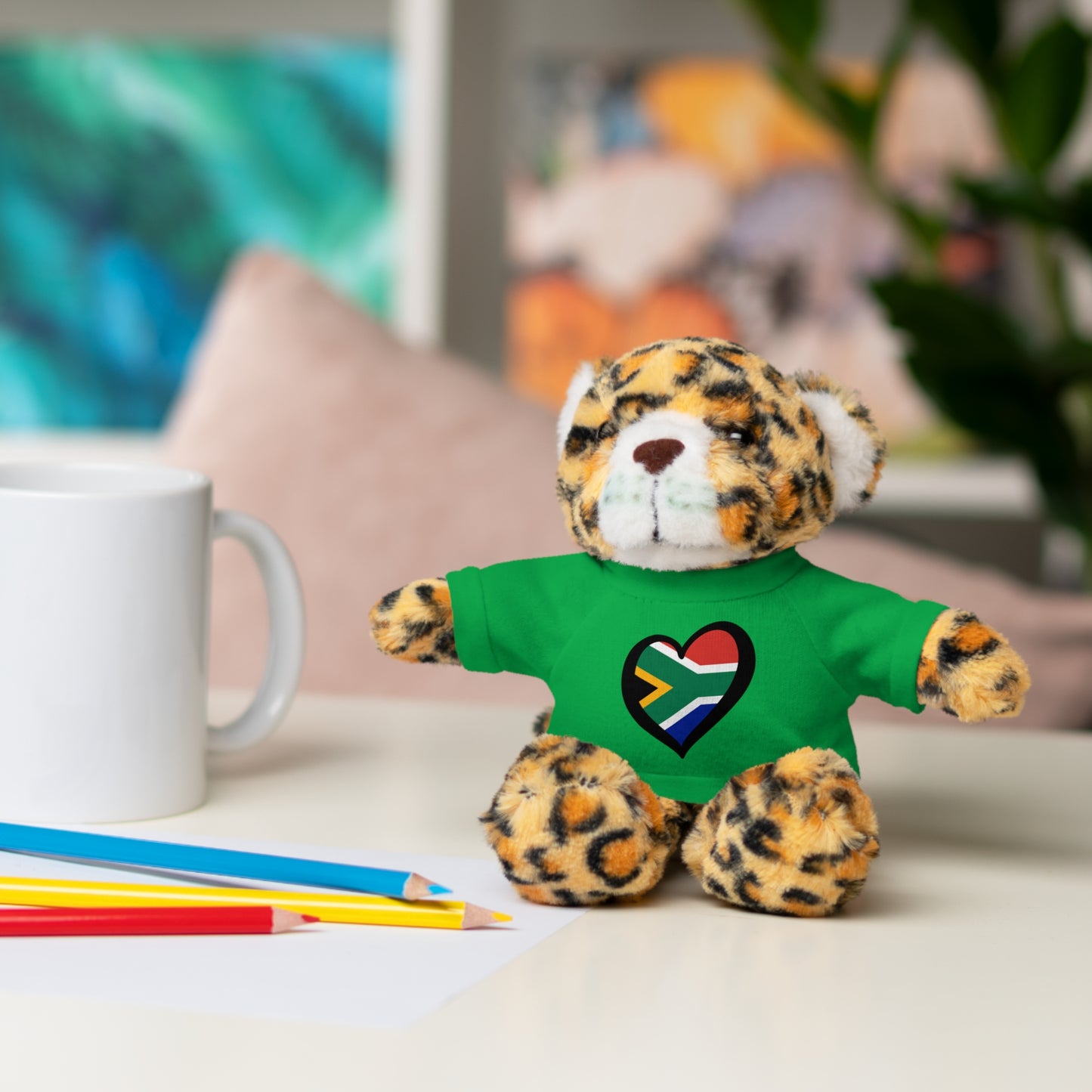 South African Heart Stuffed Animals with Tee