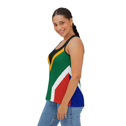 South African Flag Women's Tank Top