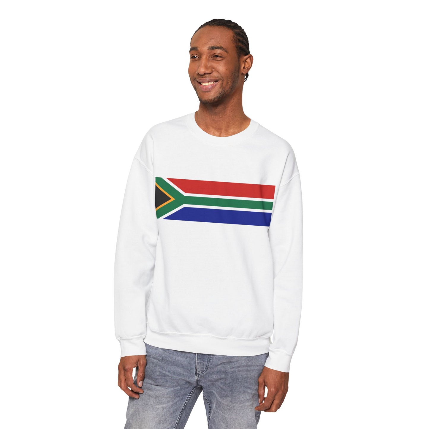 South African Flag Sweatshirt: Unisex, Heavy blend