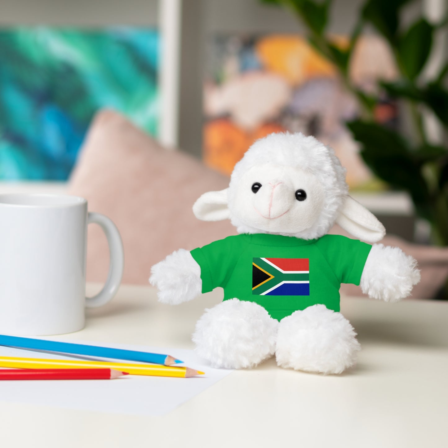 South African Flag Stuffed Animals with Tee