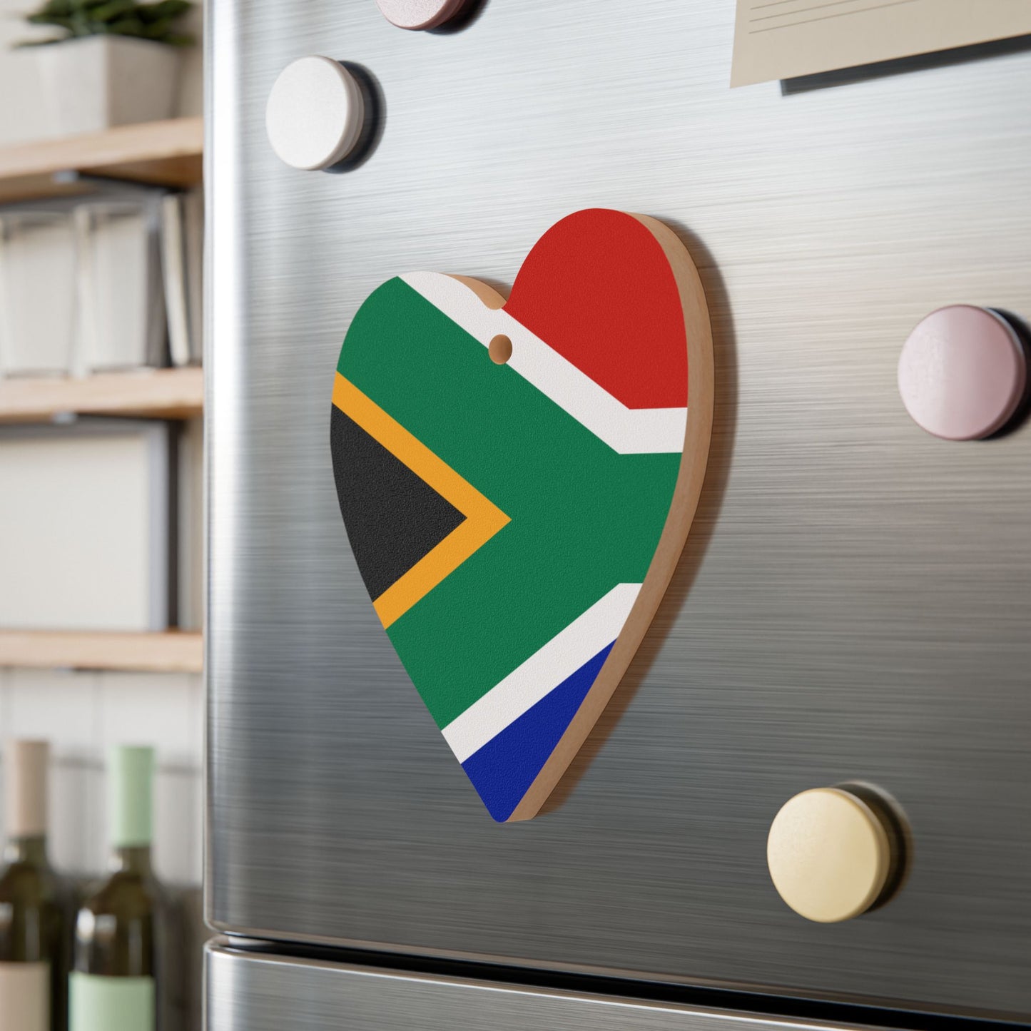 South African Flag Wooden Ornaments