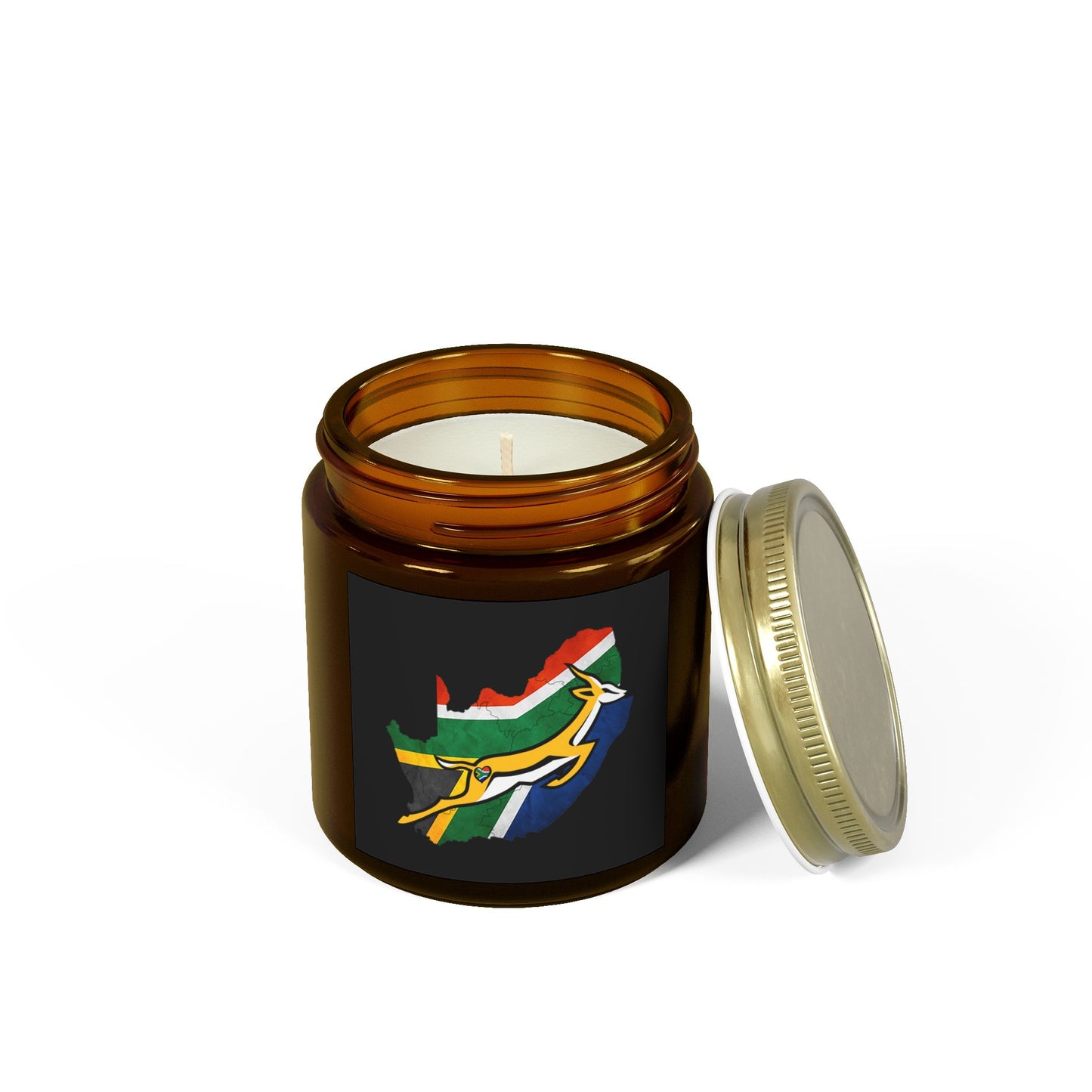 South African Bok Fan Scented Coconut Apricot Candles (4oz, 9oz)