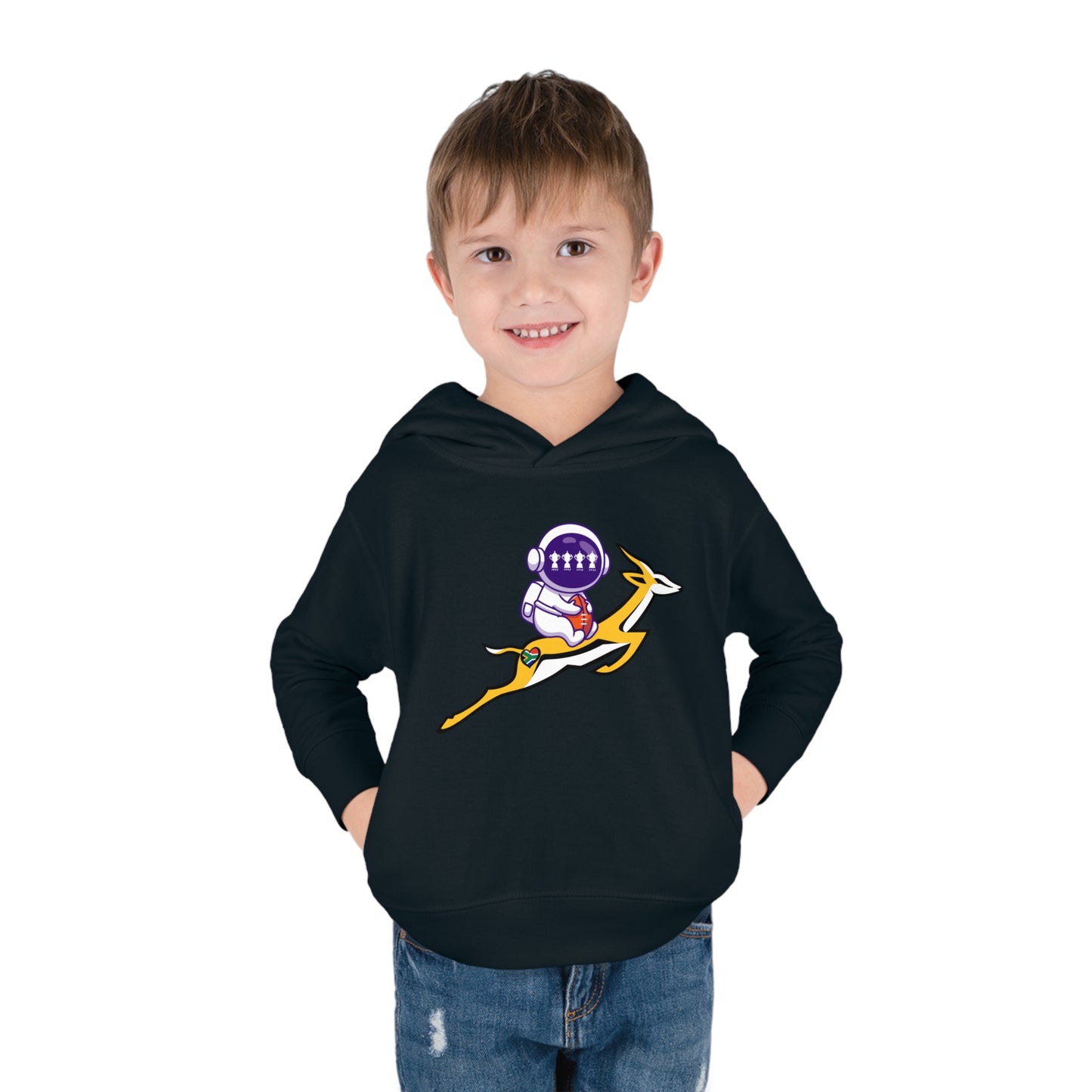 Astrobok Flying Toddler Pullover Fleece Hoodie