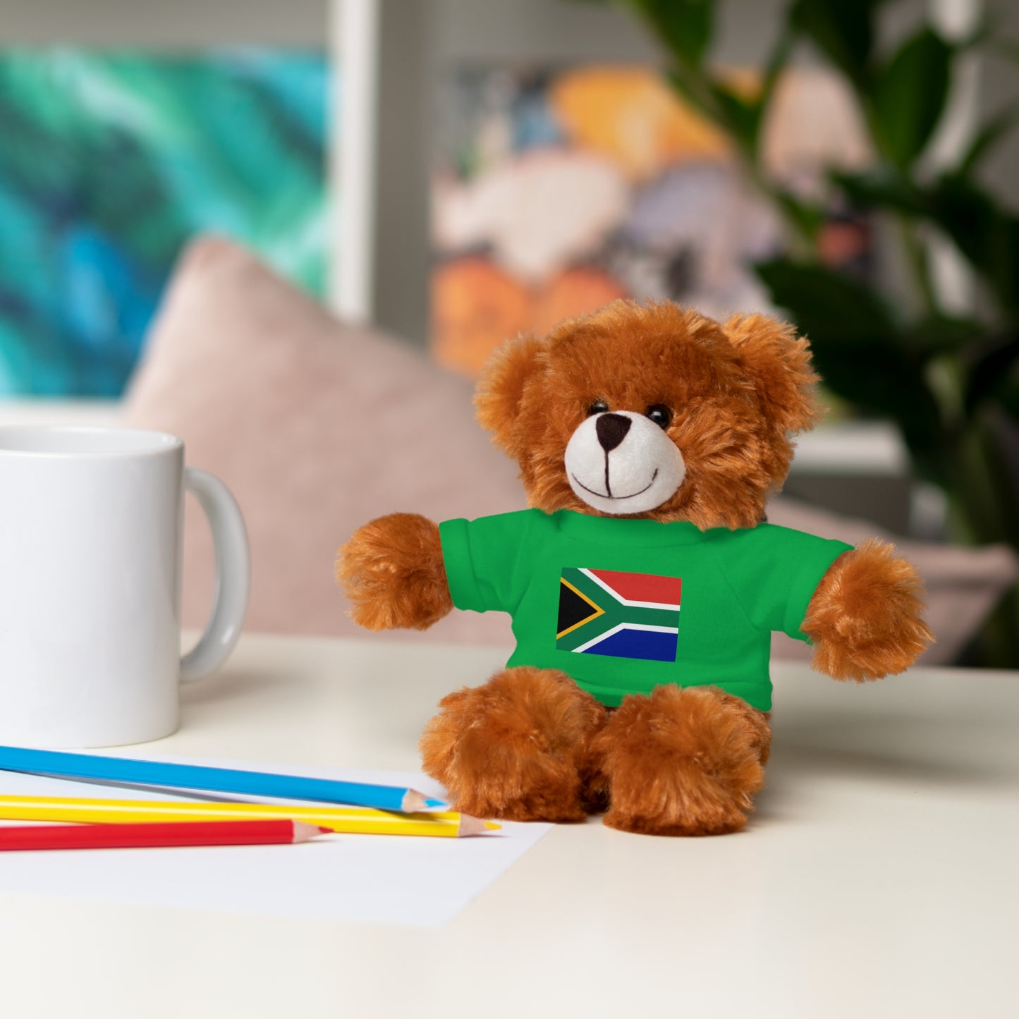 South African Flag Stuffed Animals with Tee