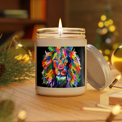 Rainbow Lion Scented Candles, 9oz