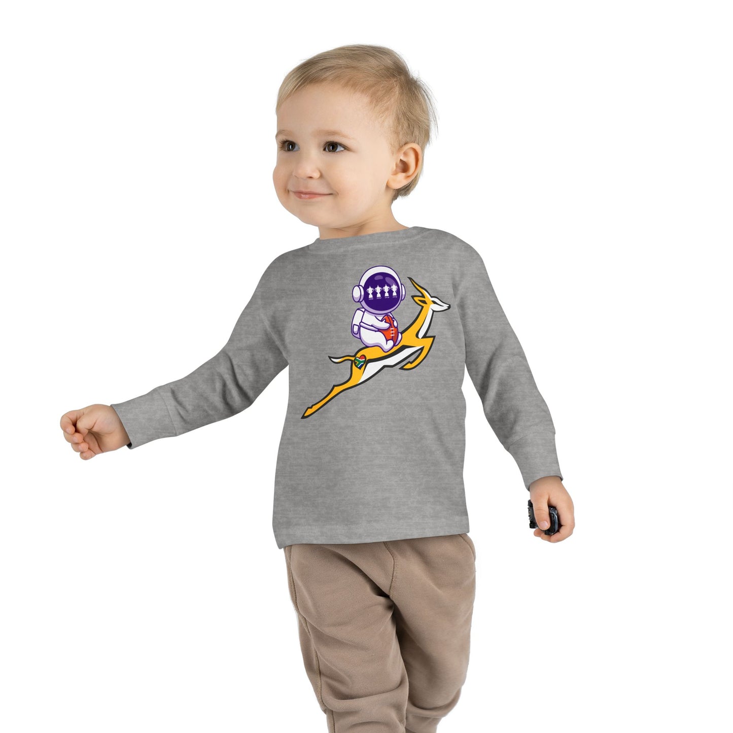 Astrobok Flying Toddler Long Sleeve Tee