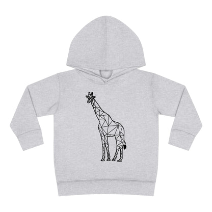 Giraffe Origami Toddler Pullover Fleece Hoodie