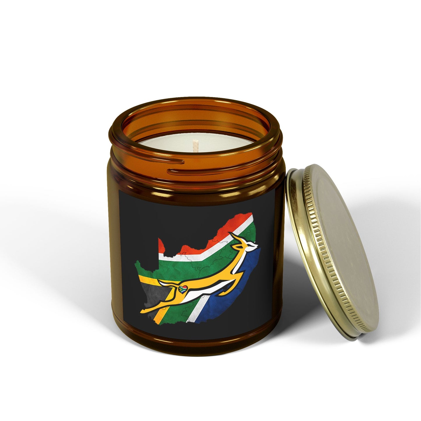 South African Bok Fan Scented Coconut Apricot Candles (4oz, 9oz)