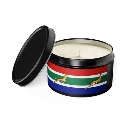 South African Bok Fan Tin Candles