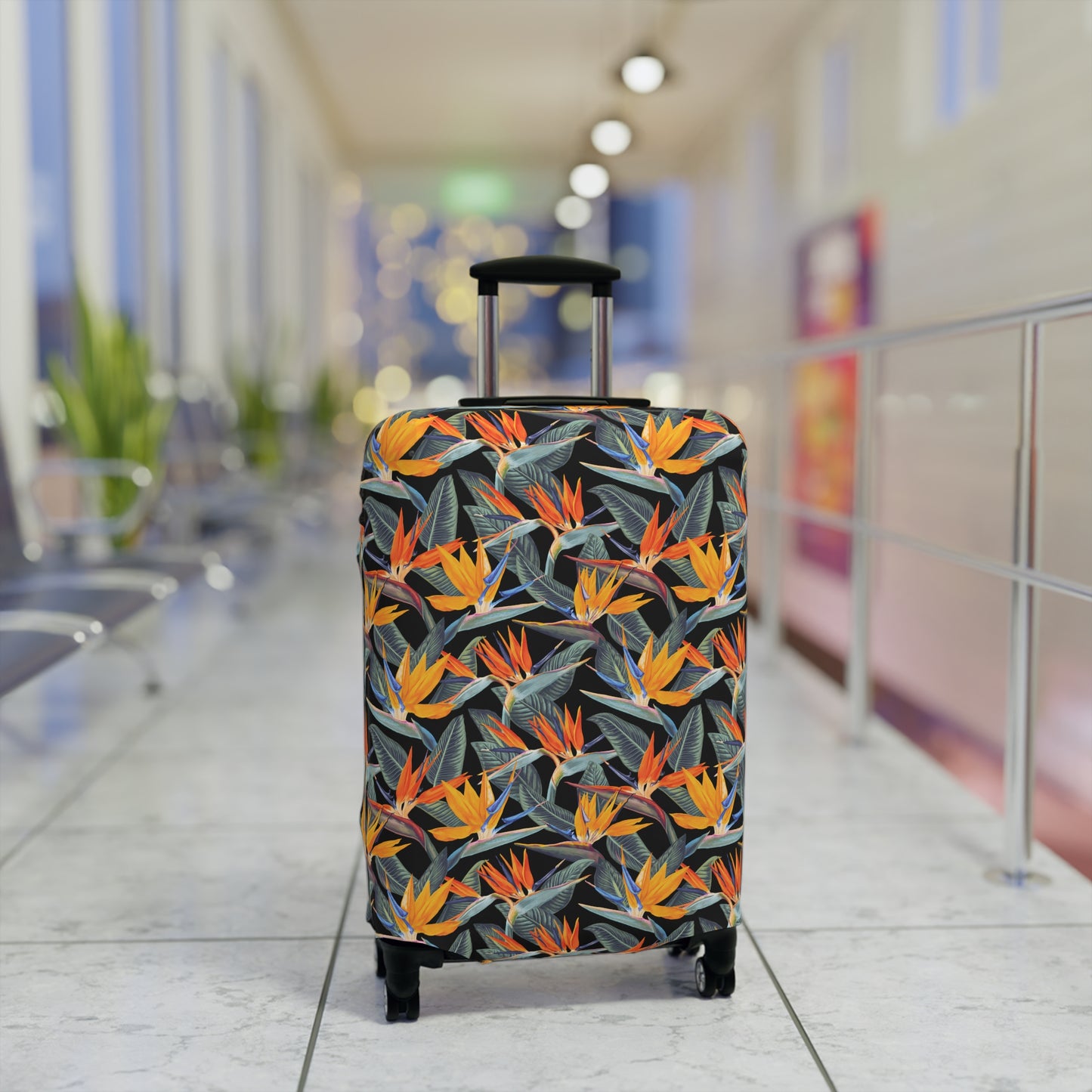 Strelitzia Luggage Cover