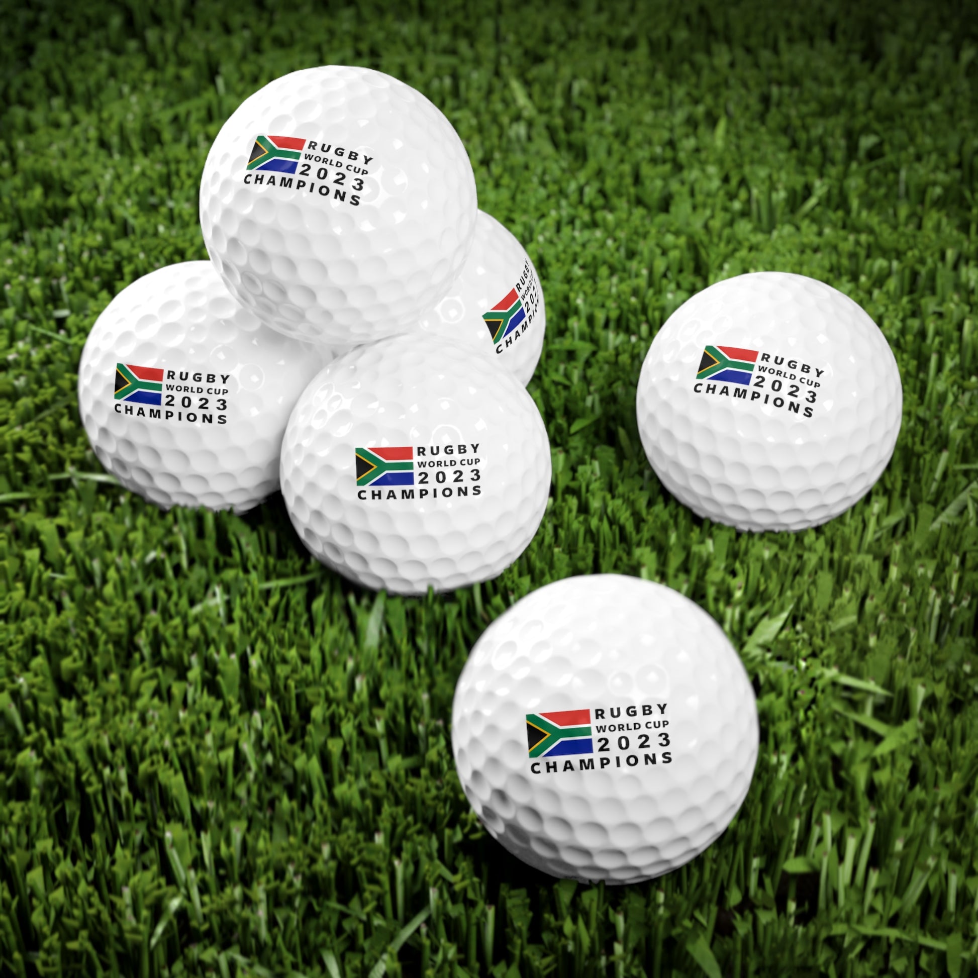 Boks Rugby World Champions Golf Balls, 6pcs