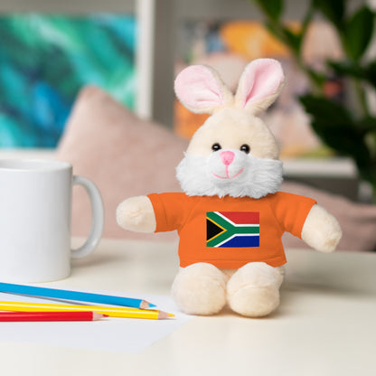 South African Flag Stuffed Animals with Tee